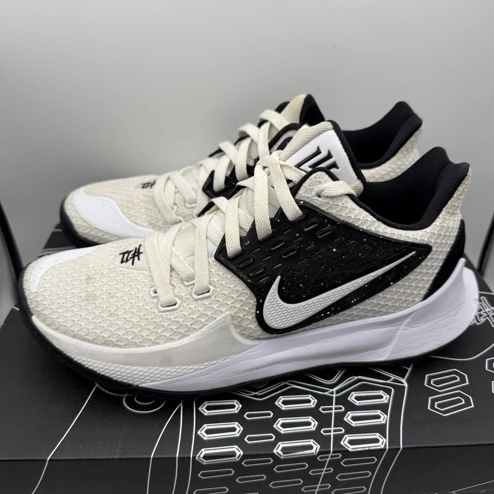 Nike Kyrie Low 2 TB Promo Mens Size 9.5 White Black Basketball Shoes CN9827-108